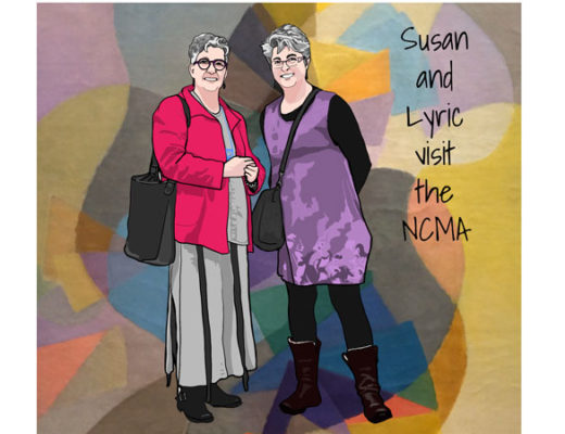 susan and lyric at the north carolina museum of art